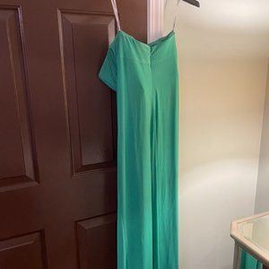green kate unger evening dress